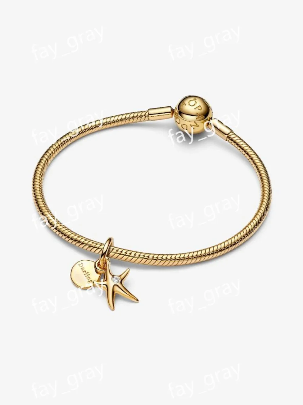 Pandora Starfish Double Dangle Charm